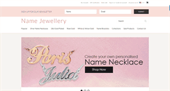 Desktop Screenshot of name-jewellery.com.au